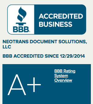 A+ Rating Accreditation by the Better Business Bur