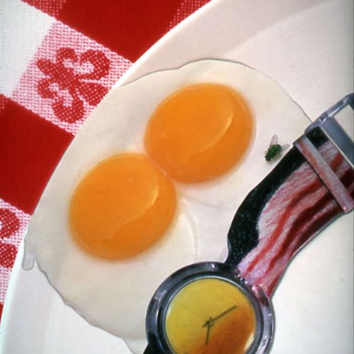 Bacon and Egg Swatch watch