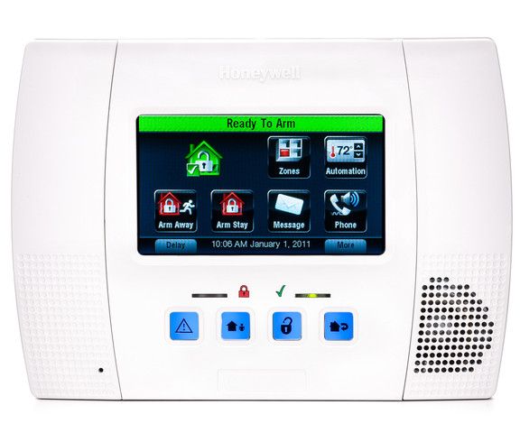 Our Home Security touchscreen control panel