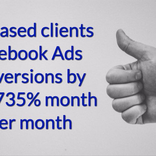 Facebook Advertising and website conversion campai