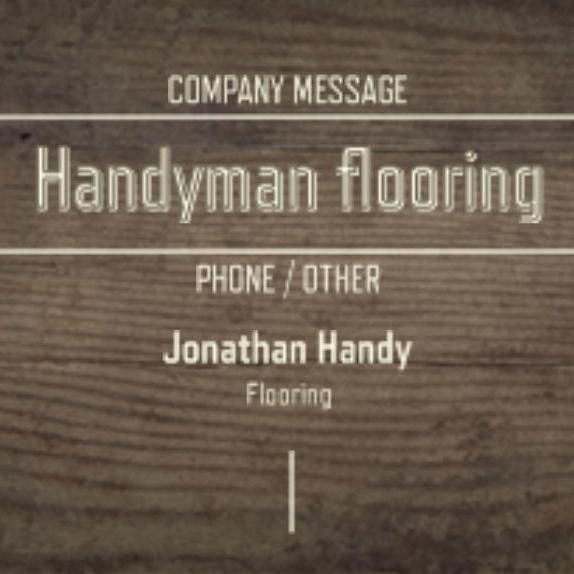 Handyman flooring
