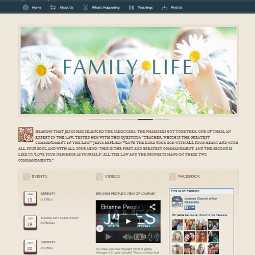 Website done for local church. Sill in the works*