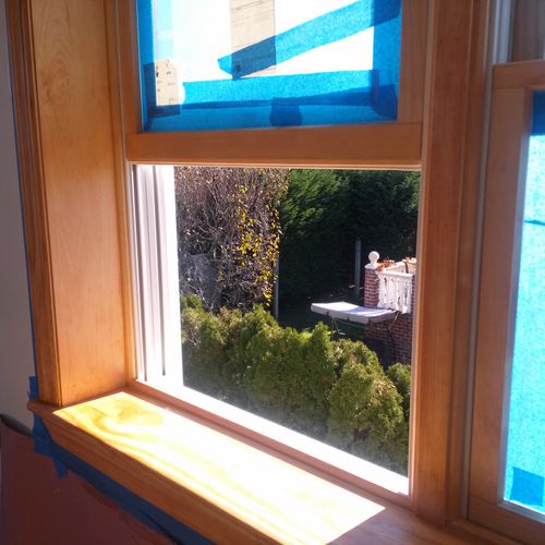 Installation of new Anderson windows