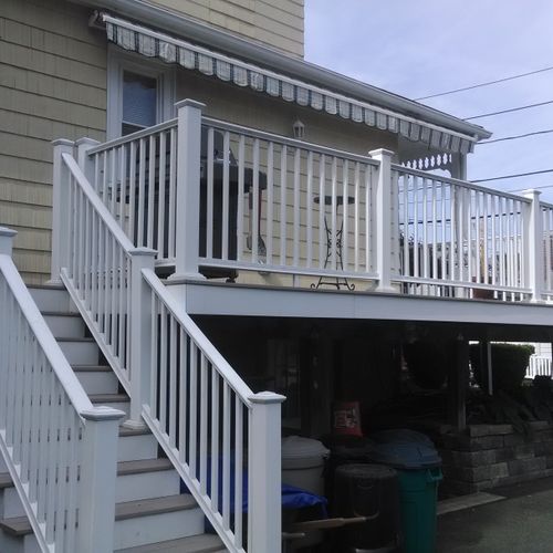 This deck we built in Watertown last year.  It was