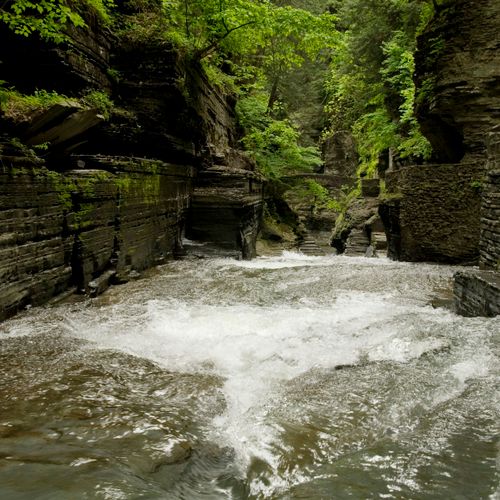 Treman State Park Gorges in Ithaca, NY
