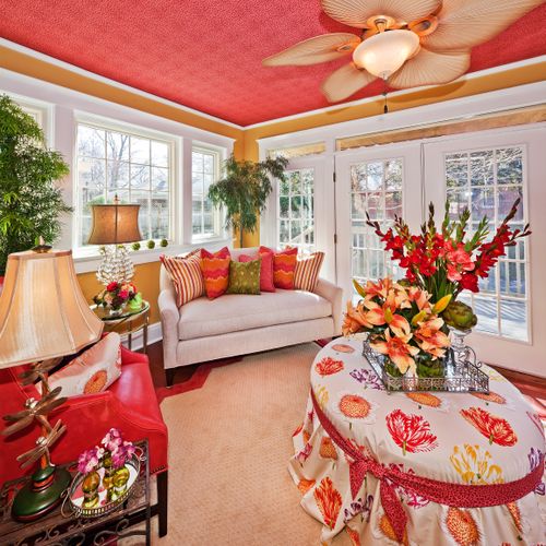2012 Sunroom in the Symphony Designer Showhouse