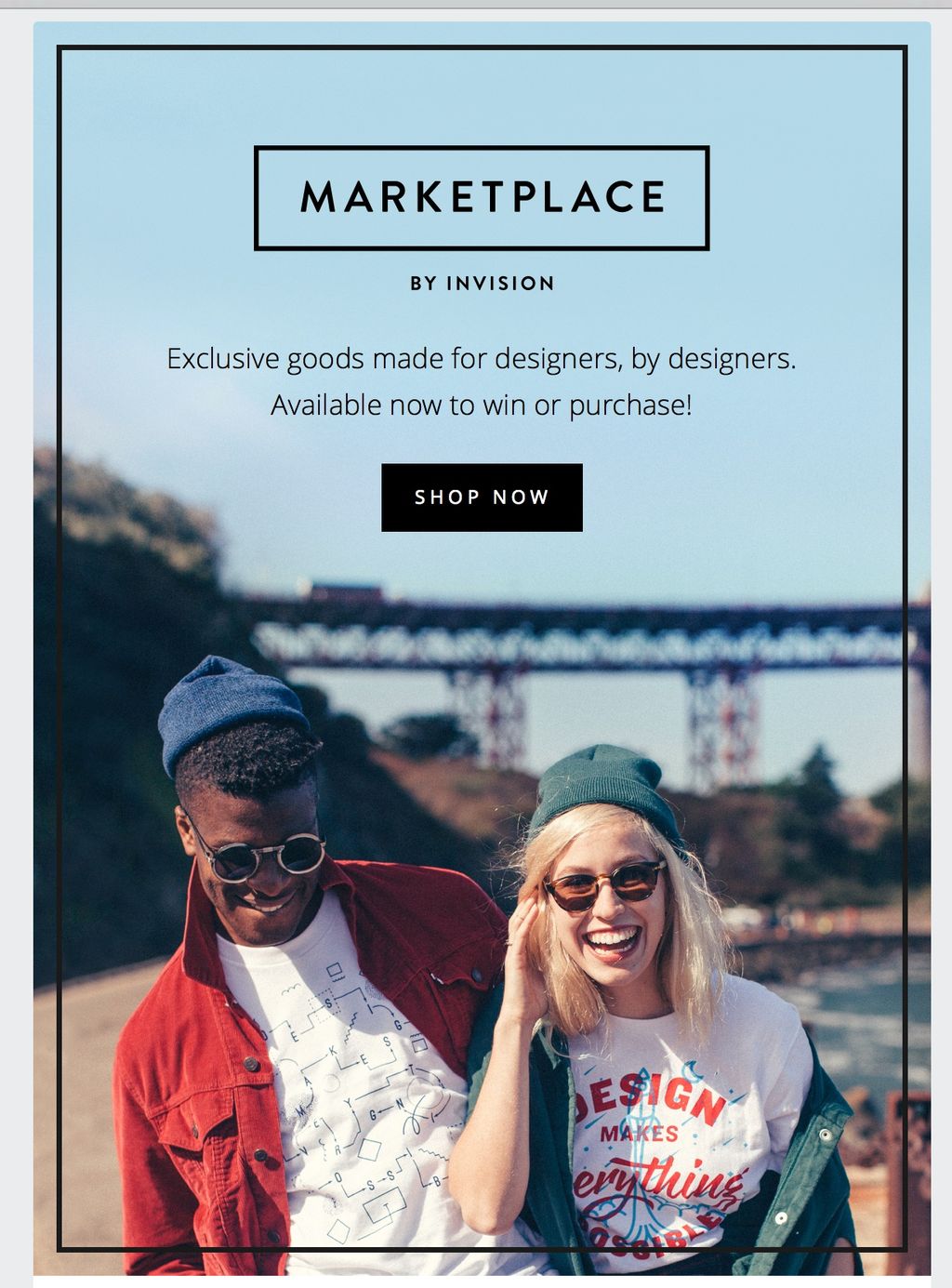 Commercial advertising work for InVision Marketpla