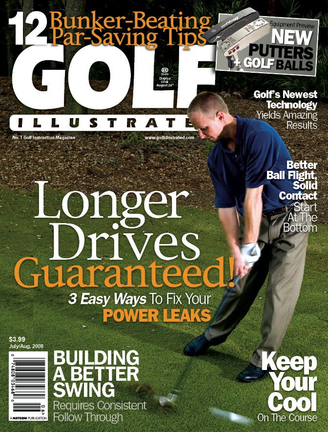 On the cover of 'Golf Illustrated Magazine'