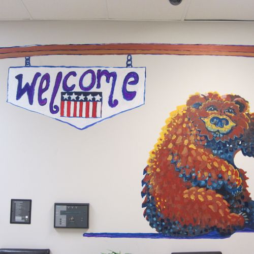 Bear mural