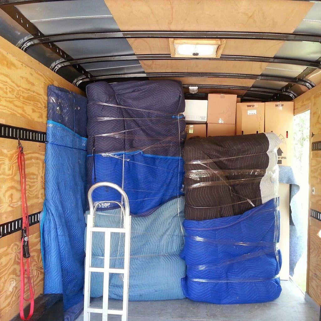 Wrapping sofas and all furniture in padding to kee