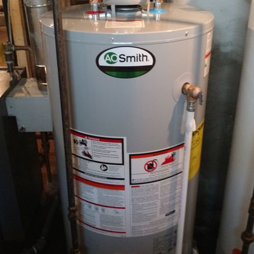 Gas water heater replacement