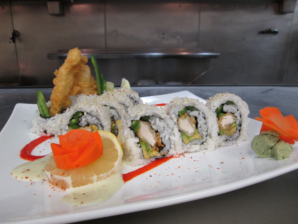 Chicken Tempura roll (non-seafood roll)