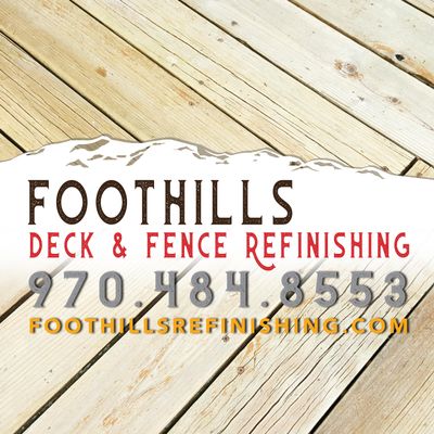 Foothills Deck Fence Refinishing Fort Collins Co