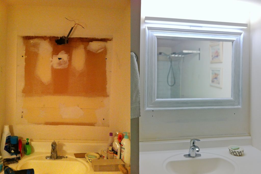 Bathroom remodel before and after! Please visit my