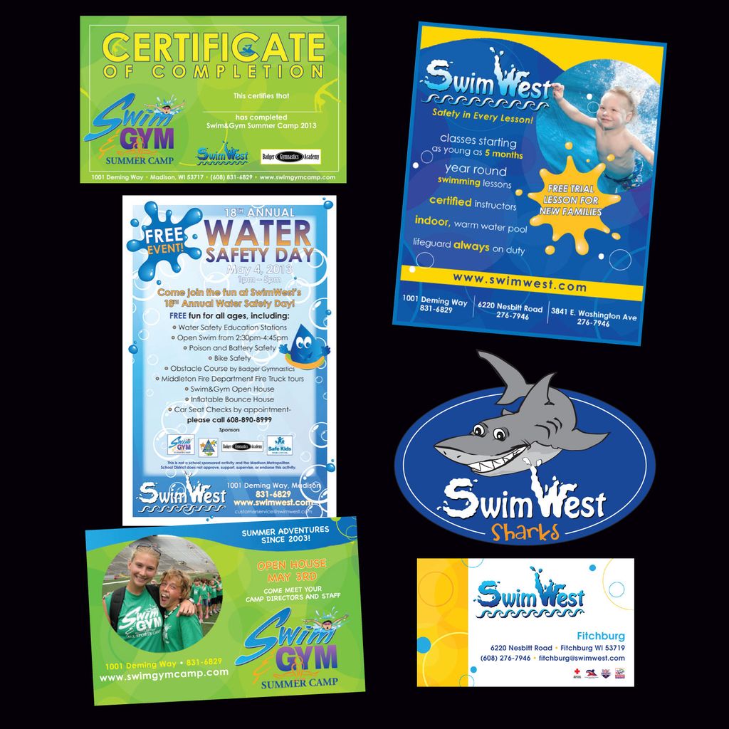 Product branding for client: logos, ads, brochures