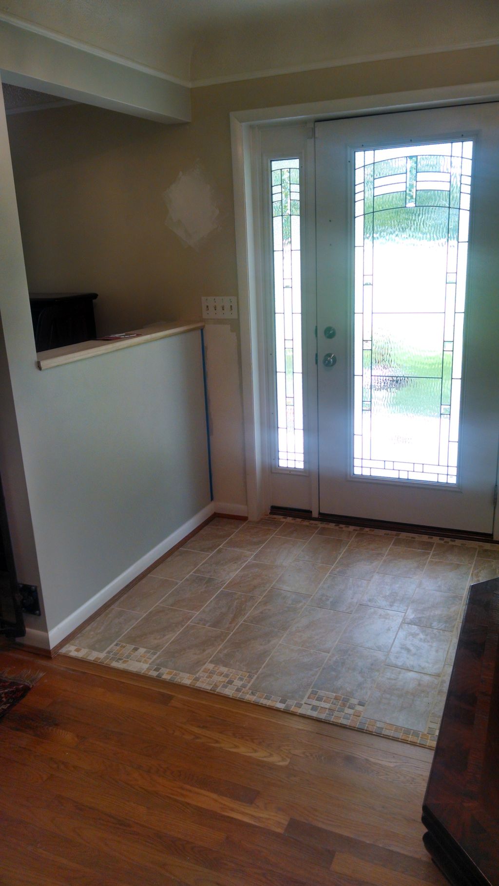A CUSTOM TILE ENTRY IN BETHEL