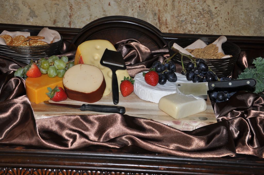 International Cheese display with Gluten-Free crac