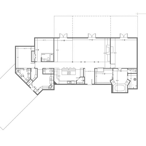 Drafted floor plans