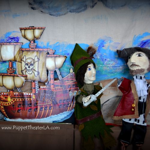 Peter Pan. Birthday party puppet show. 40 min, age