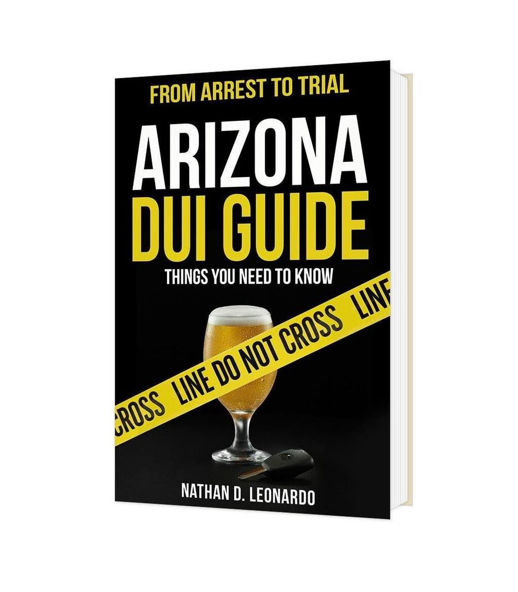Author of:  Arizona DUI Guide, From Arrest to Tria