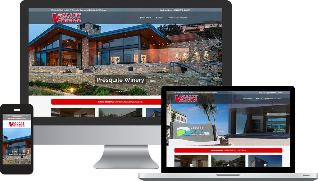 A Web Design project for a Santa Maria based compa