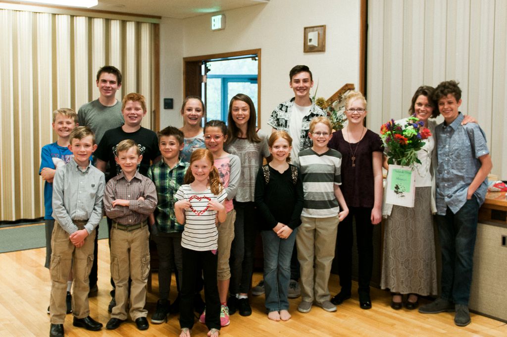 Each student was recognized for their gifts and ef