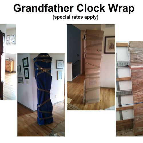 Grandfather Clock Packing