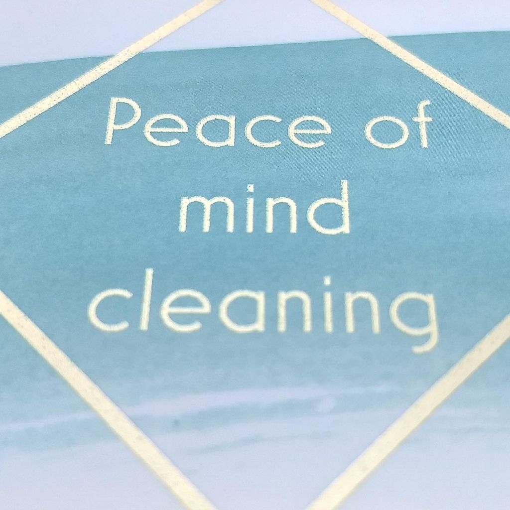 Peace of mind cleaning