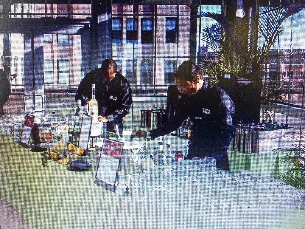 Bartending in an Atrium