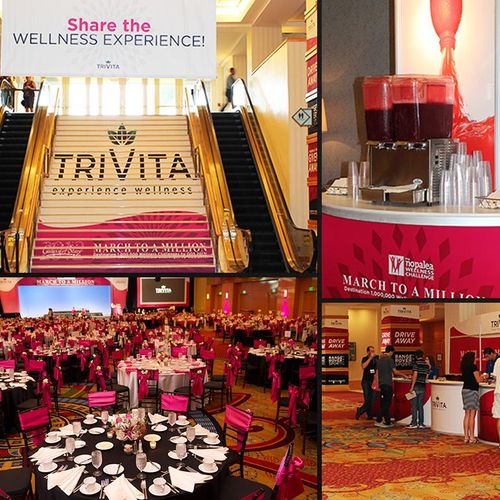 TriVita, Event Branding.
Everything is branded fro