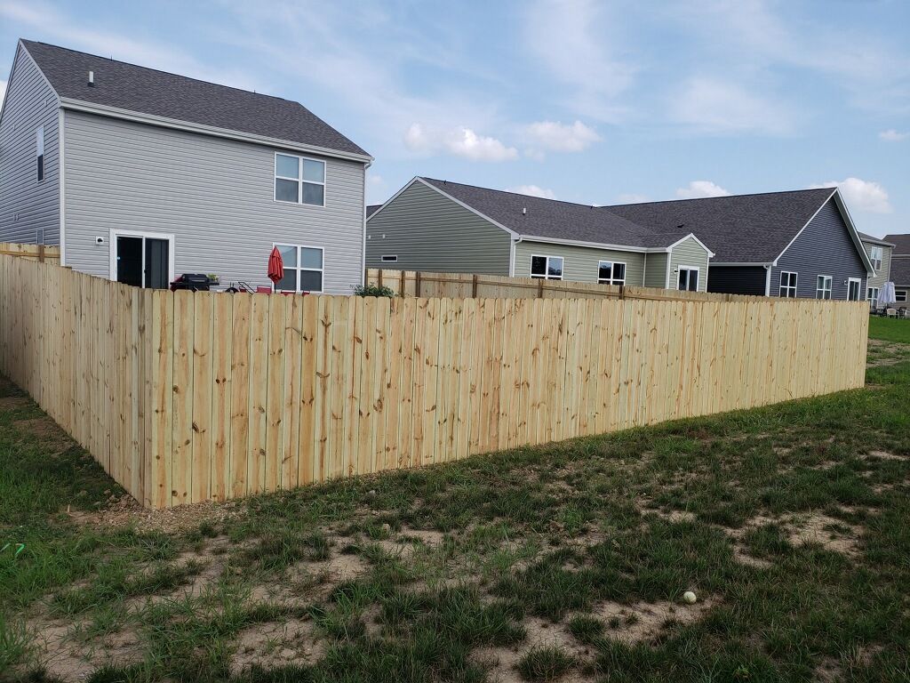 Exterior view- 6-ft Pressure treated, total-privac