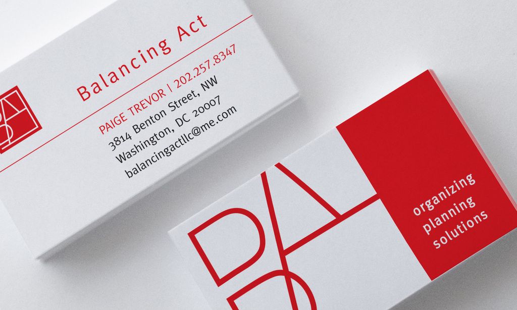 Logo and branding for Balancing Act, LLC.