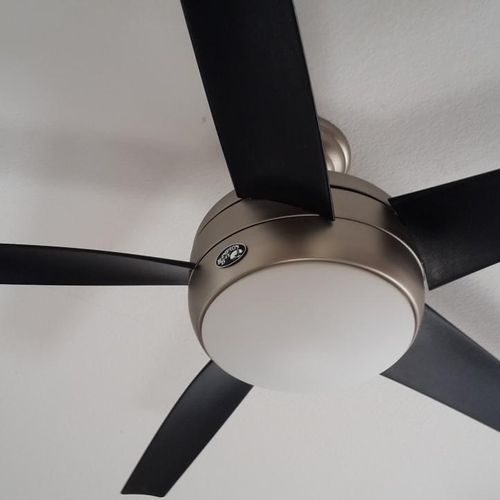 Repaired ceiling fan.