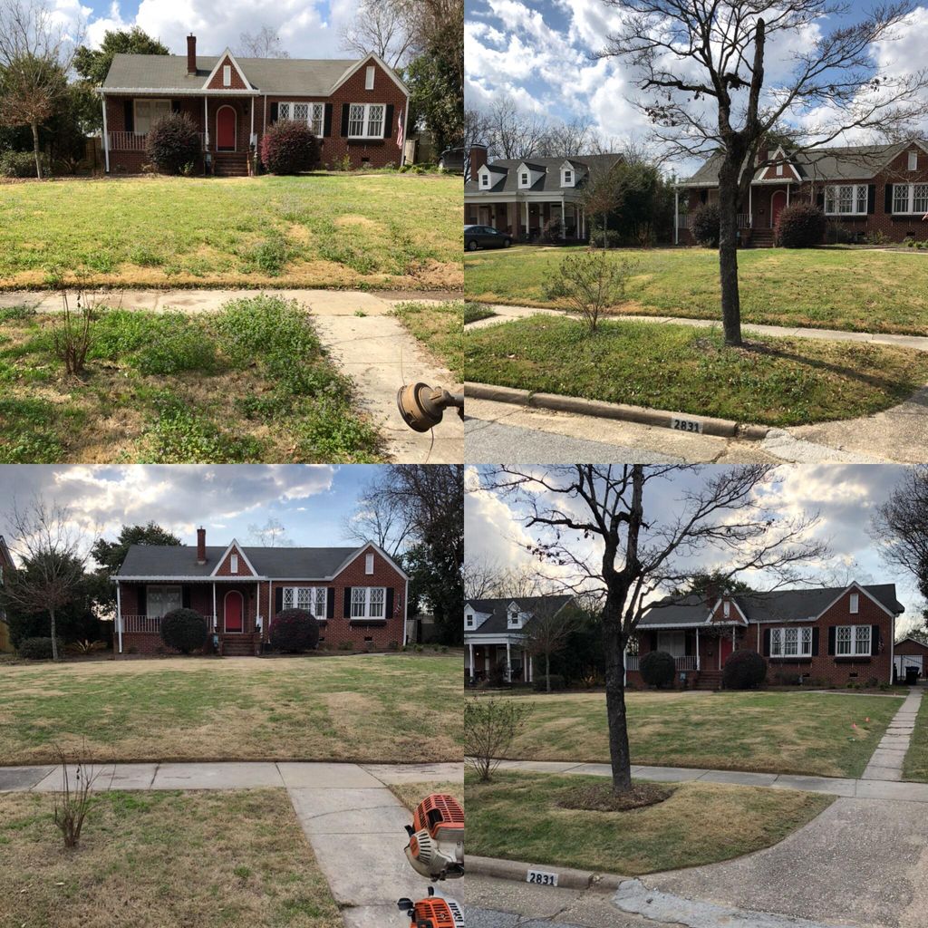 Small cleanup, lake bottom area. 