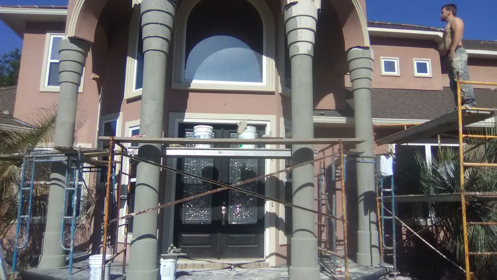 new base coat application