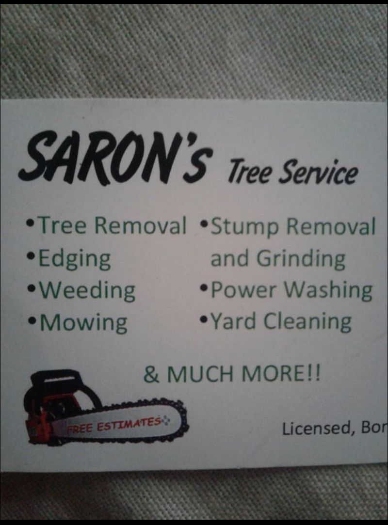 Saron's Tree Service