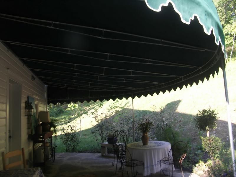 A. Hoffman Awning - Half Round Patio Awning follow