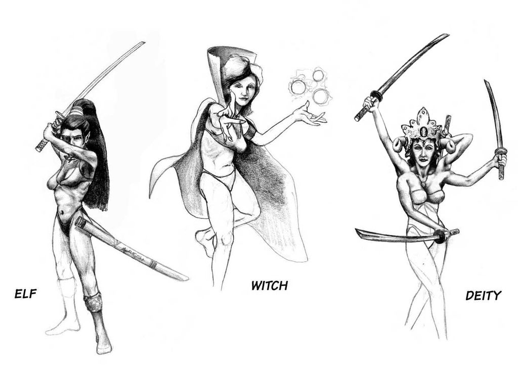 Thank Heaven for....
Some female character design/