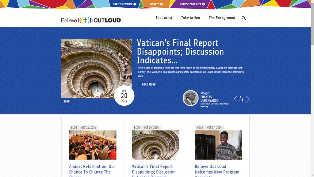 http://www.believeoutloud.com/ is an organization 