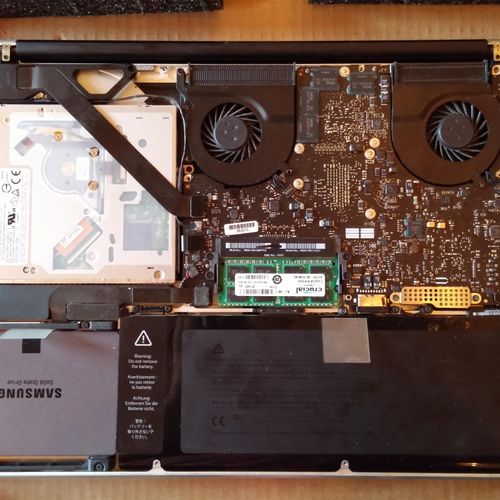 Fixing a Macbook with spill damage