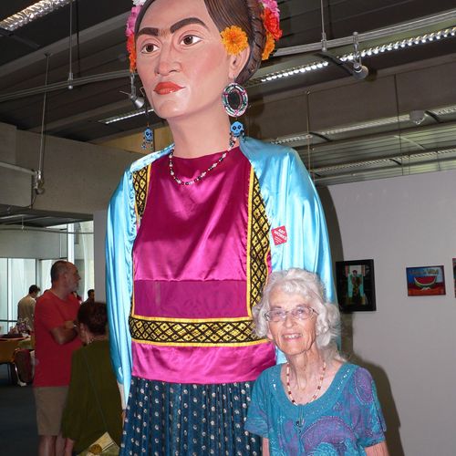 With Frieda Kahlo