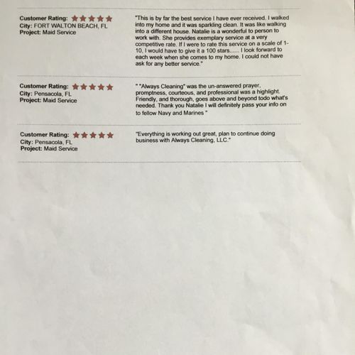 Reviews from the past