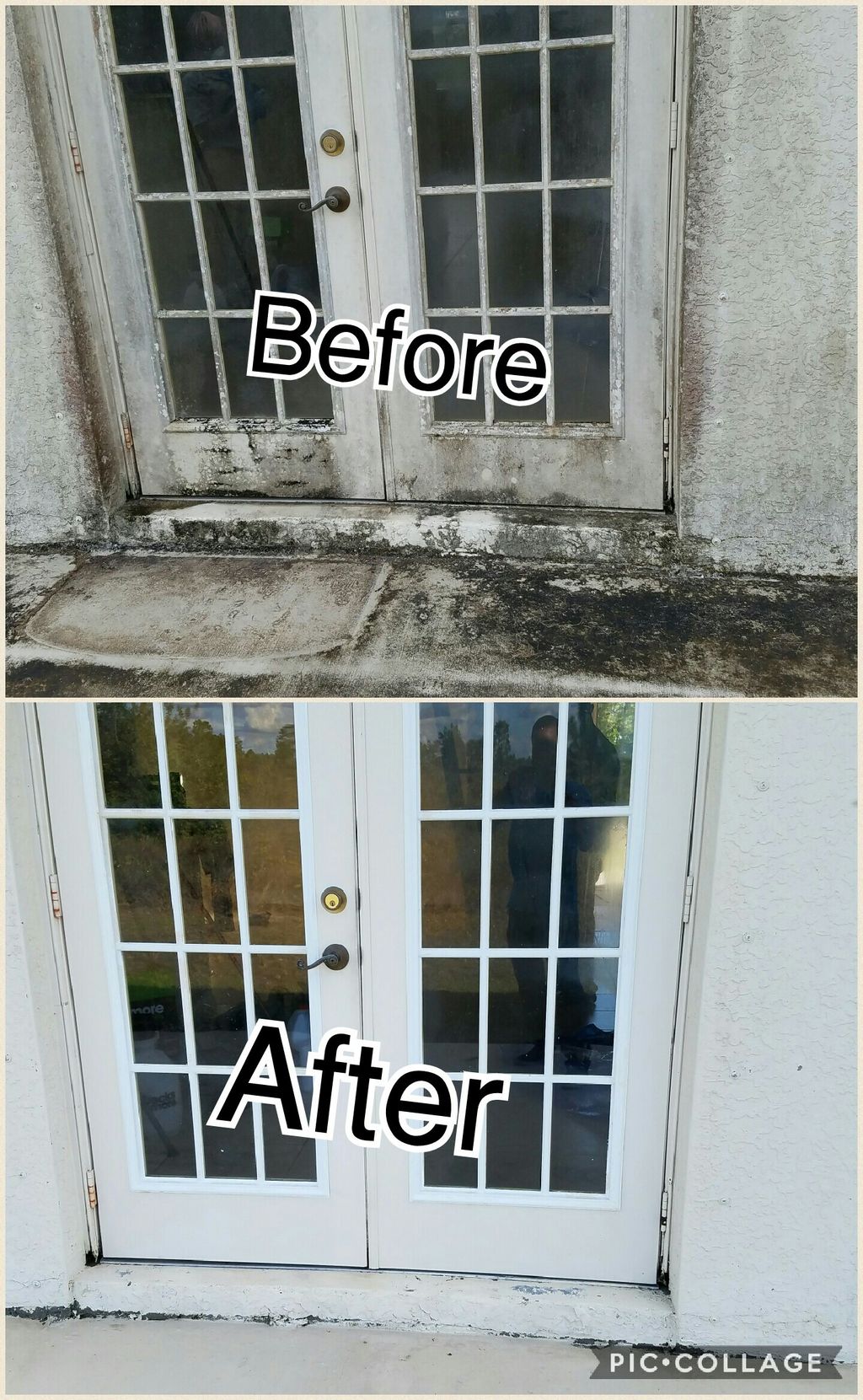 Pressure Washing exterior.