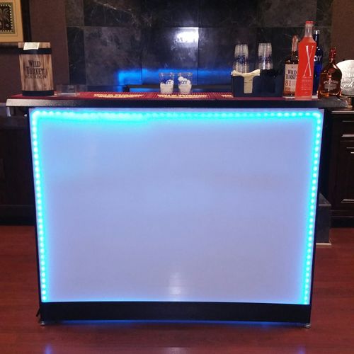 rent our LED portable bar. price includes pick up 