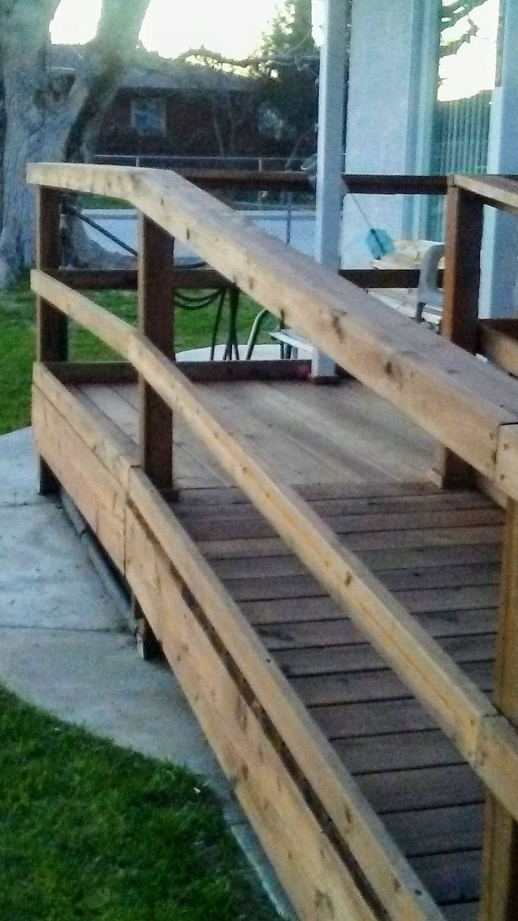 this is a deck we built for one of our customers w
