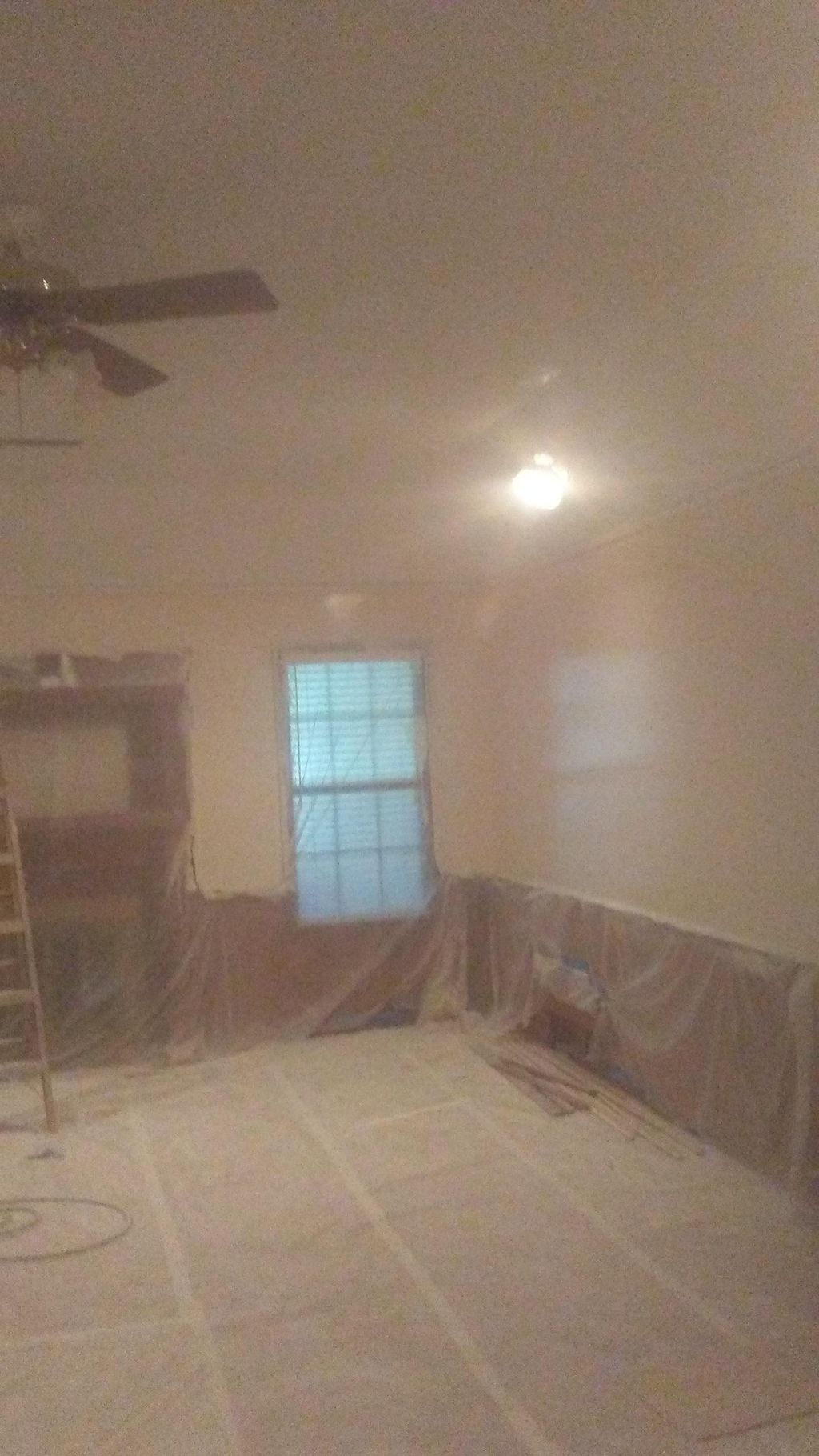 removal of textured ceiling and made smooth. inter