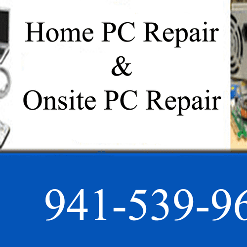 In Home or Onsite Computer Repair Sarasota area fo
