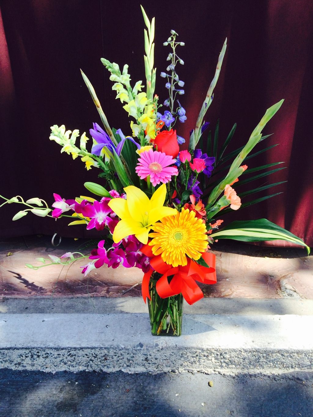 Kona Sunset... a array of beautiful colorful flowe