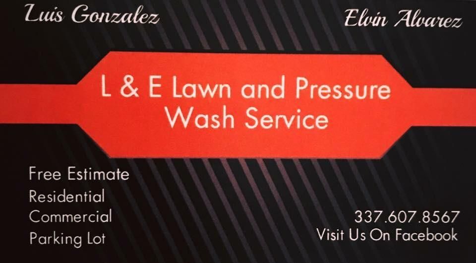 L&E lawn and pressure wash service