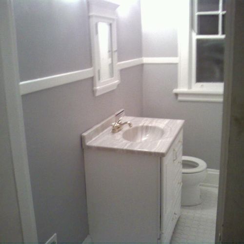 After Vanity and Toilet